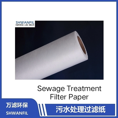 Sewage treatment filter paper